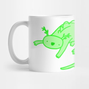 Green Axolotl Mug